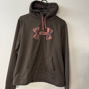 Women's Under Armous Brown/Pink Hoodie XL